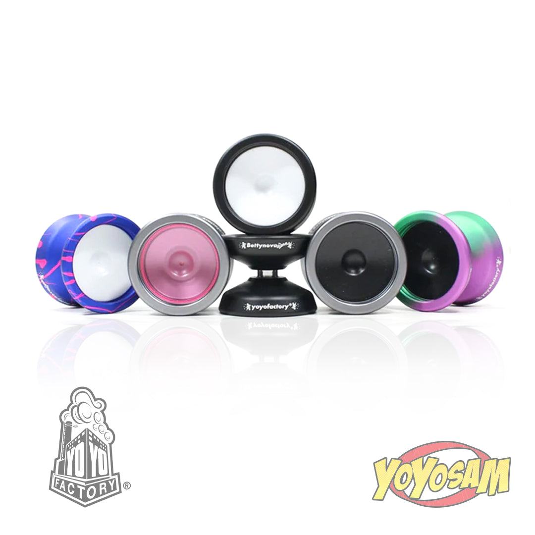 YoYoFactory Bettynova Fingerspin Yo-Yo - Fingerspin Cap - World