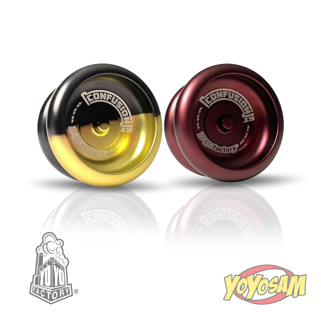 YoYoFactory Confusion Yo-Yo - 6061 Aluminum- Plays Responsive or
