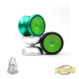 YoYoFactory Edgeless Fingerspin Yo-Yo - Finger Spin Caps - Signature Model YoYo for World Champion Evan Nagao