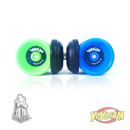 YoYoFactory WHiP (Responsive) Beginner to Intermediate Yo-Yo - Free Strings and Stickers