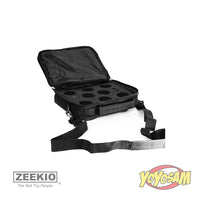 Zeekio Yo-Yo Black Travel Bag -Fits 8 yo-yo's and lots of Accessories-Yo-Yo Case