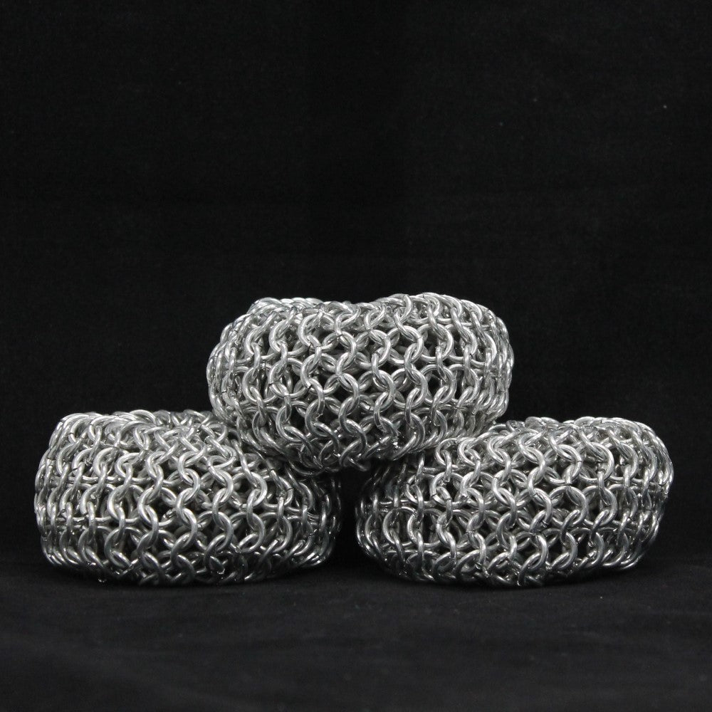 Zeekio Chainmail Juggling Ball Set (3)- All Metal - Hand Made - 3 Ball Set - YoYoSam