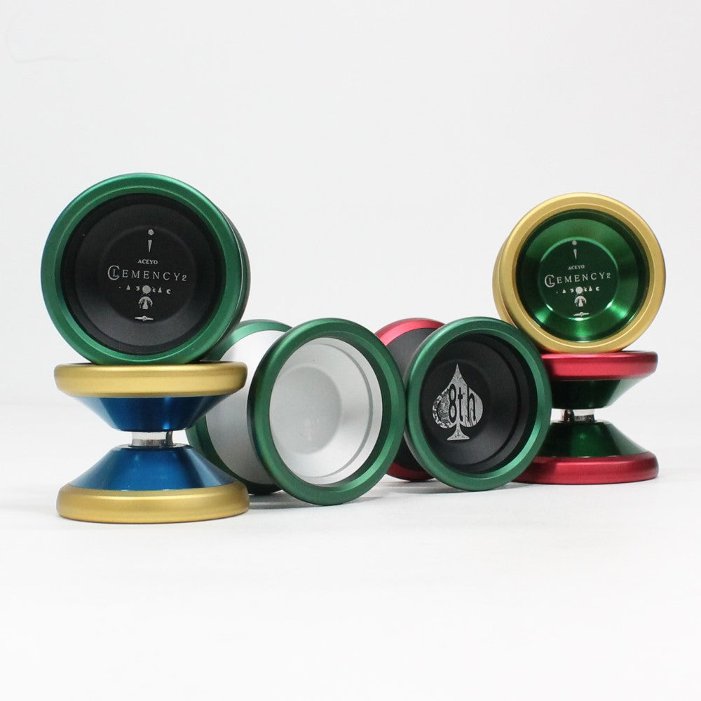 Ace Yo Clemency 2 Yo-Yo - 6061 Aluminum YoYo Body with 7075