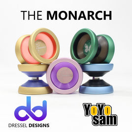 Dressel Designs Monarch Yo-Yo - Polycarbonate Body with Aluminum Rings - Hybrid YoYo