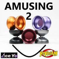 Ace Yo Amusing 2 Yo-Yo - Wide Organic Aluminum YoYo
