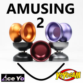 Ace Yo Amusing 2 Yo-Yo - Wide Organic Aluminum YoYo