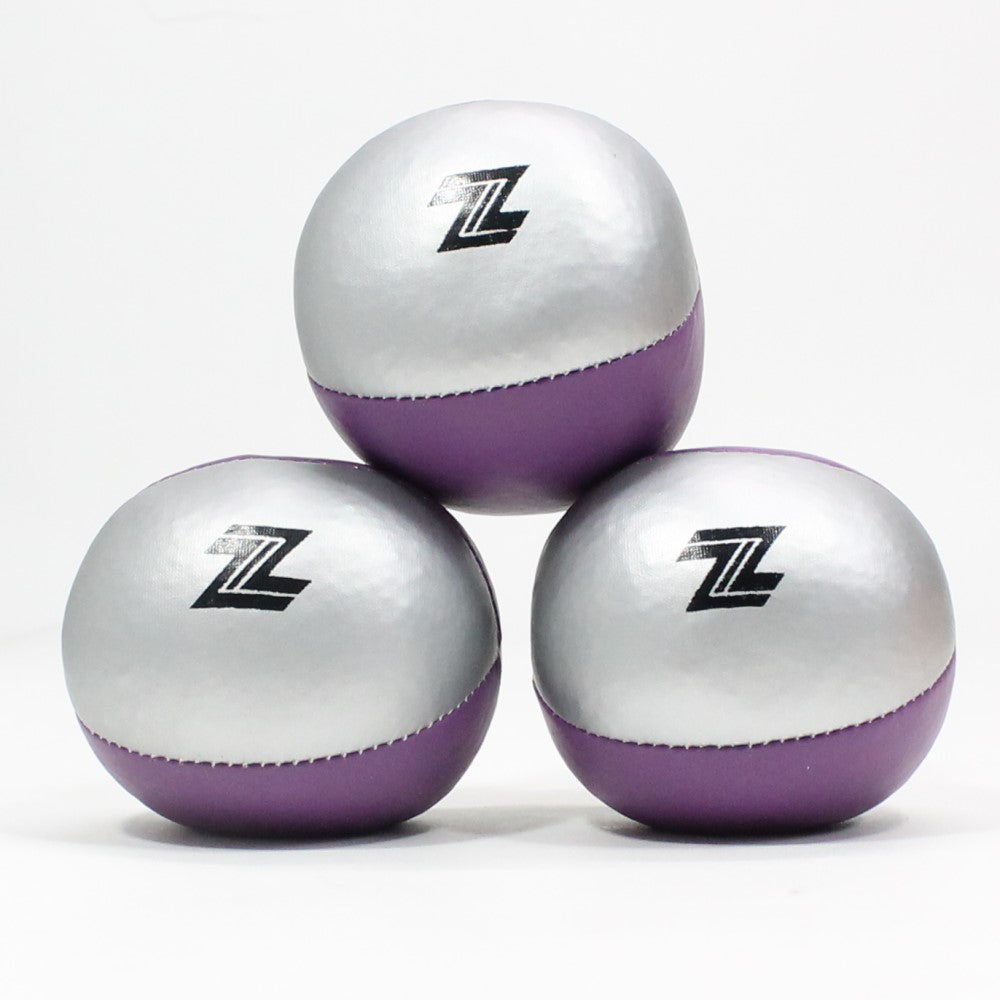 Zeekio Nova Juggling Ball Set - Stretch Bean Bag 4 Panel 120g Ball