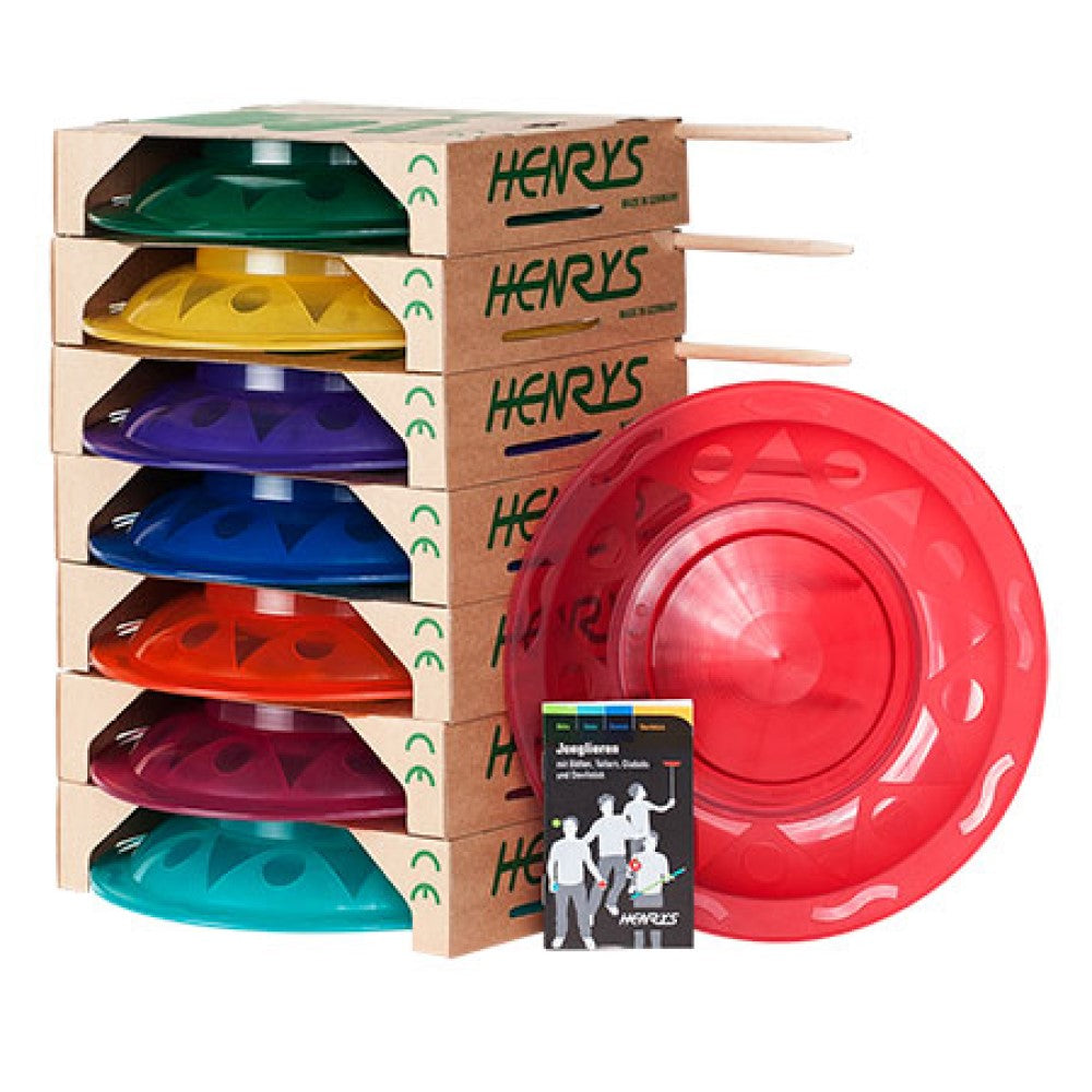 Henrys Juggling Plate Set - Spinning Plate with Hand Sticks - YoYoSam