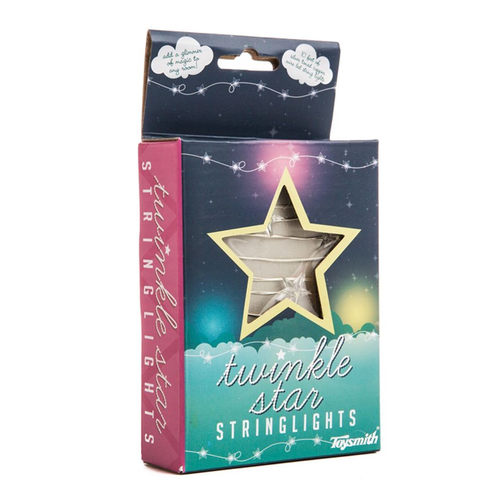 Toysmith Twinkle Star Stringlights - 10 feet string with Star lights - YoYoSam