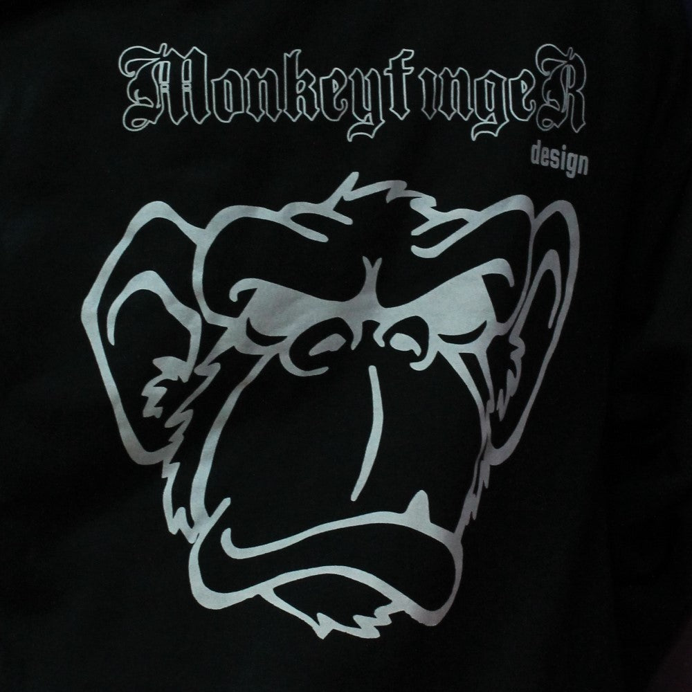 MonkeyfingeR Yo-Yo Design Black Hoodie - Zipper Official Cranky Logo Sweatshirt Jacket Hoody - YoYoSam
