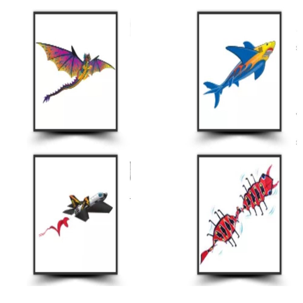 WindNSun Sky Giant Nylon Kite - Easy to Assemble - Very Stable - 71"-121" - YoYoSam