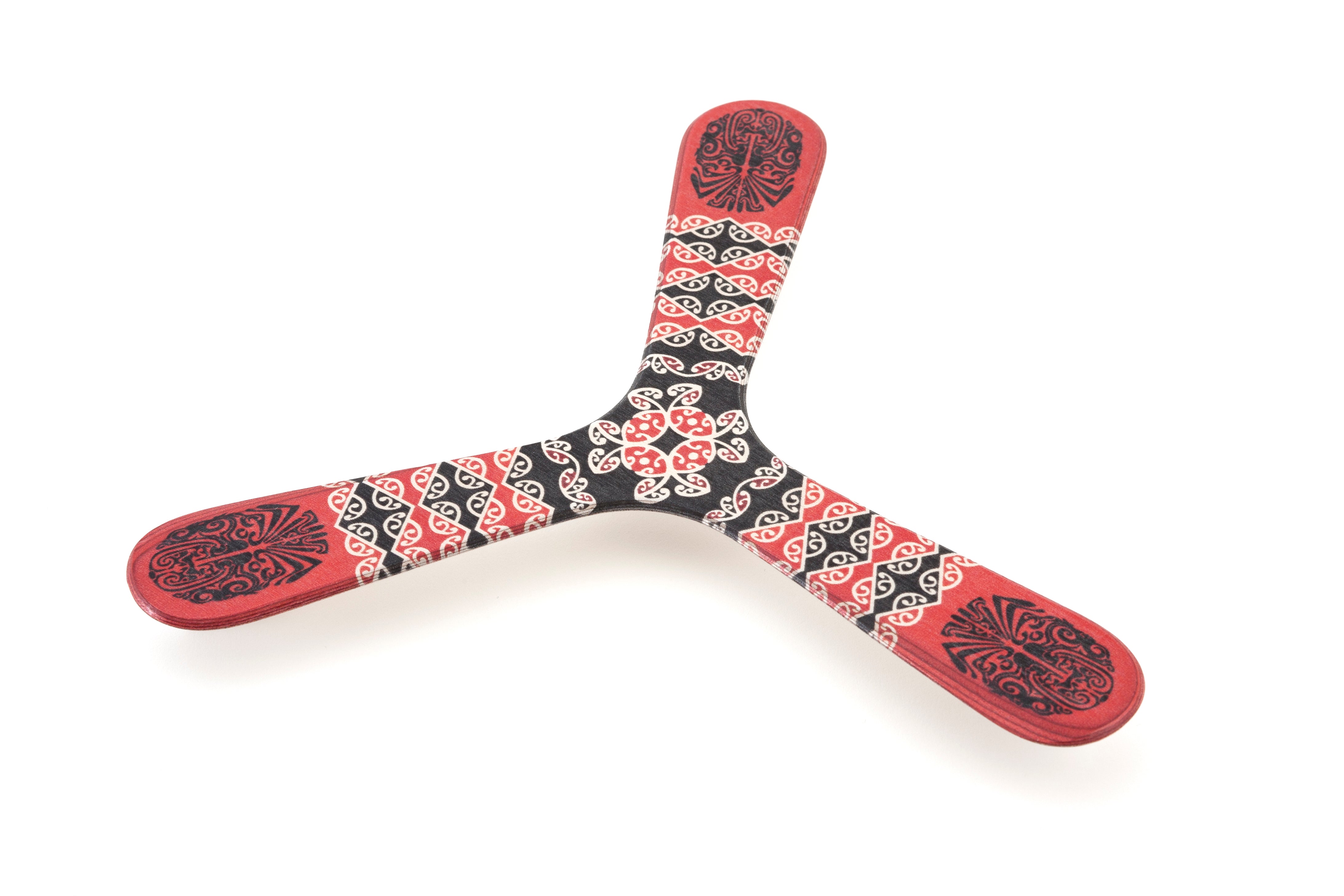 Wallaby Boomerang Three Wing Birch, Hand Crafted, Digitally Printed and Signed, Great for Beginners - YoYoSam