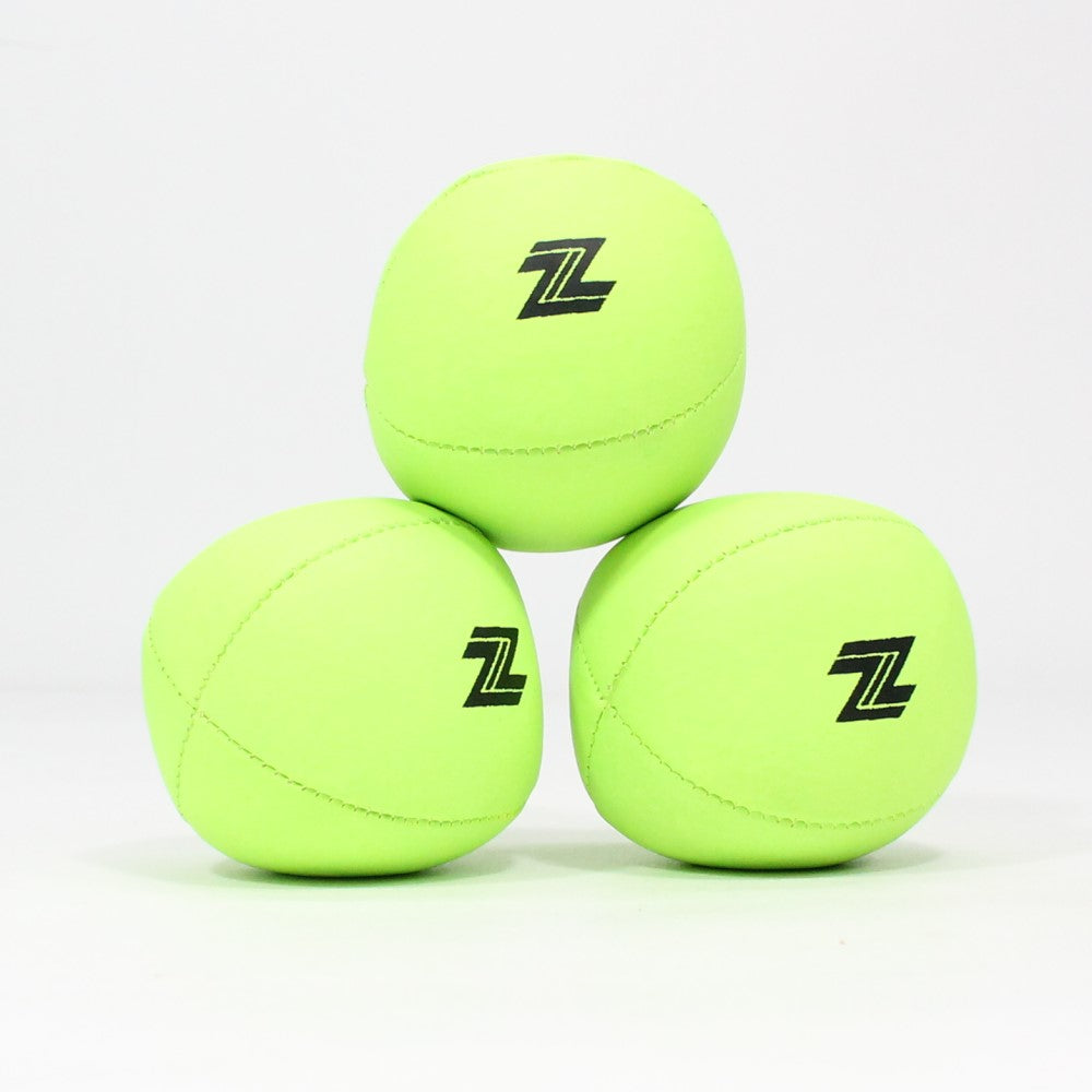 Zeekio Nova Juggling Ball Set - Stretch Bean Bag 4 Panel 120g Ball