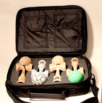 Bahama Kendama 4x Gift Set - 4 Kendamas, Kendama Bag, 2 Three packs of Extra Strings - YoYoSam