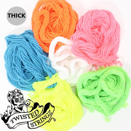 Twisted Stringz Yo-Yo Strings - Polyester - Solid Thick YoYo String - 10 Pack - YoYoSam