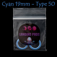RSO Landing Pads -Yo-Yo Response Pad - 1 Pair - CLYW, D Size, 19mm - Many Styles! by Round Spinning Objects - YoYoSam