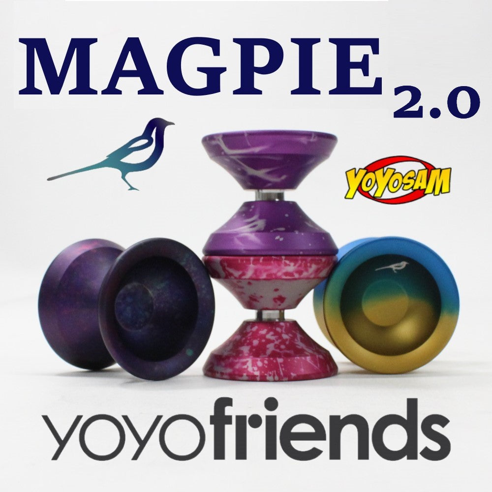 yoyofriends Magpie 2.0 Yo-Yo - 7068 Aluminum Wide YoYo – YoYoSam