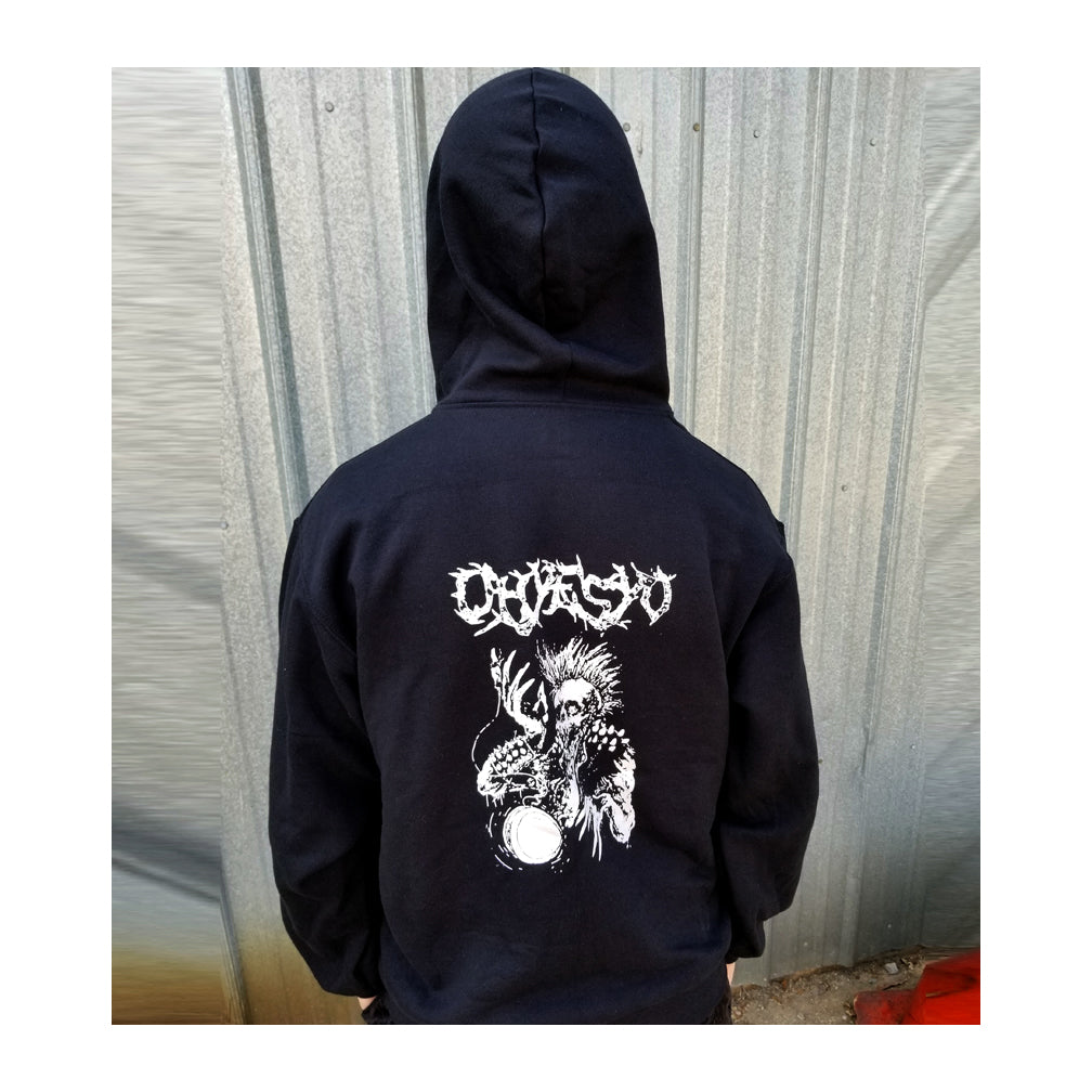 OHYESYO YoYo Company Black Hoodie- Zipper Logo Sweatshirt Jacket Hoody - by OH YES YO - YoYoSam