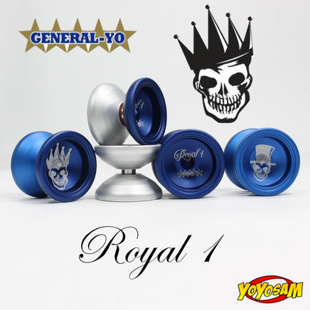 GENERAL-YO Royal 1 Yo-Yo - Blasted Aluminum YoYo - YoYoSam