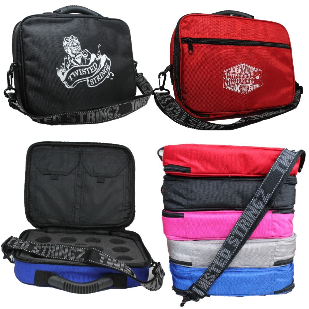 Twisted Stringz Deluxe Yo-Yo Bag - YoYo Carry Case - Holds 12 Yo