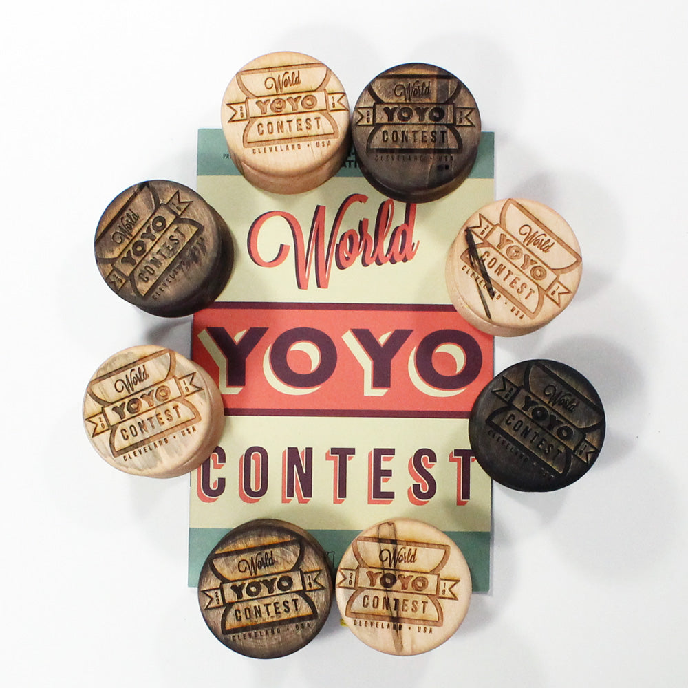 Fallen44 x YoYoSam 2019 World Yo-Yo Contest Ambrosia Maple YoYo with Hard Maple Axle - YoYoSam