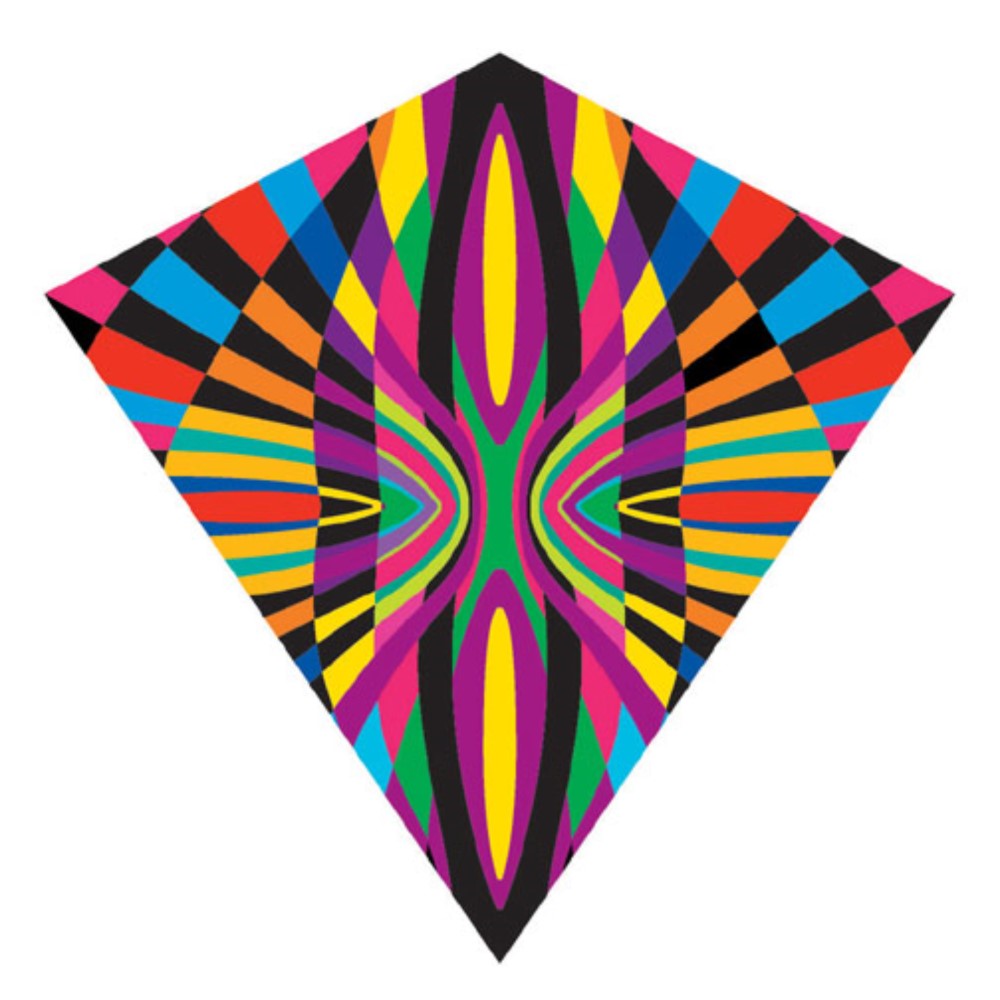 X Kites ColorMax® 25" Nylon Kite - Sky Tails, Handle & Line Included! - YoYoSam