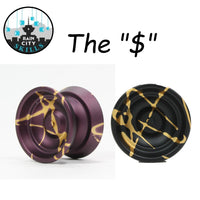 Rain City Skills The "$" Yo-Yo - Aluminum YoYo - Includes Two Bearing Types and Many Extras - YoYoSam