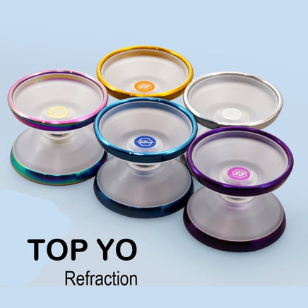 TOP YO Refraction Yo-Yo - Polycarbonate Plastic with Stainless Steel Rims - 2018 Flagship Model - YoYoSam