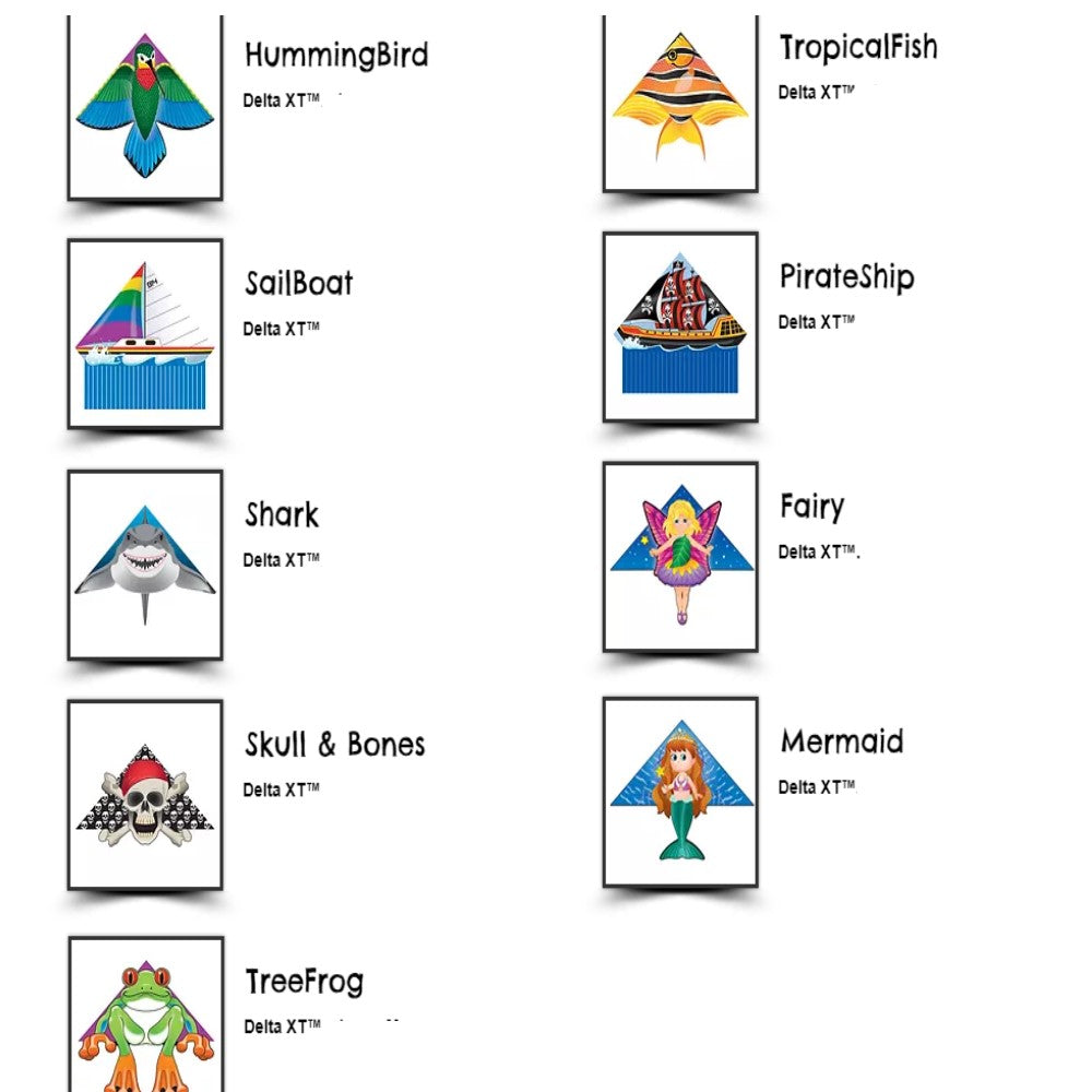 WindNSun DeltaXT 2-D Nylon Kite - 54" - YoYoSam