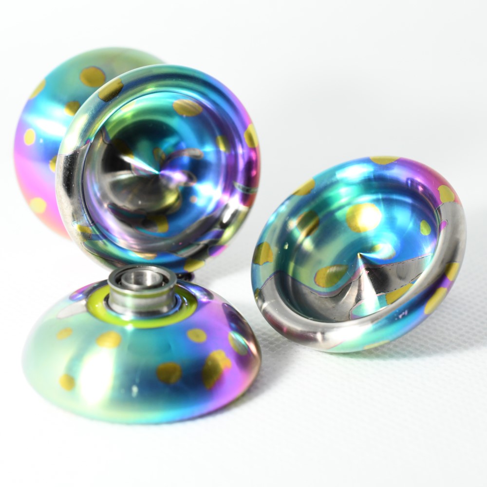 NEW Light-Up Blue YOYO Classic See Through Yo Yo w/Clutch