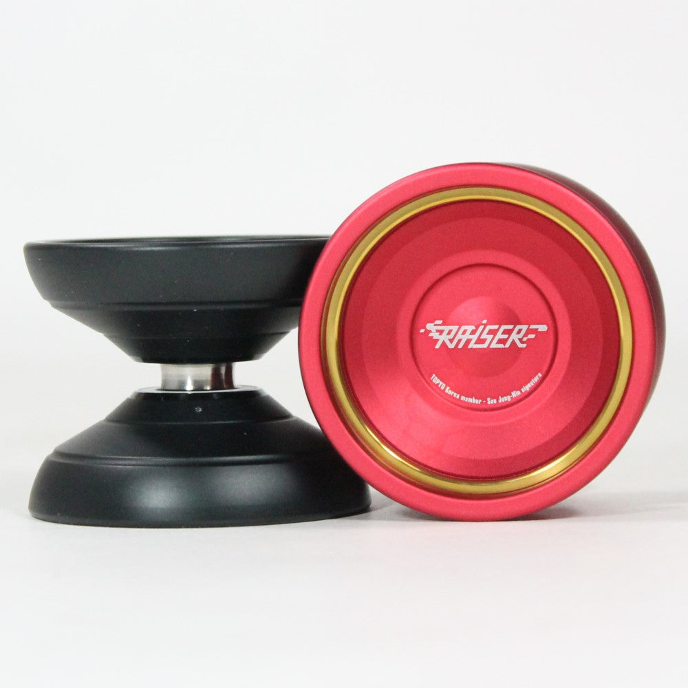 TOP YO Raiser 2.0 Yo-Yo - Korea Seo Jungmin Signature Yo Yo - Bi-Metal 6061 Aluminum with Stainless Steel Rings - YoYoSam