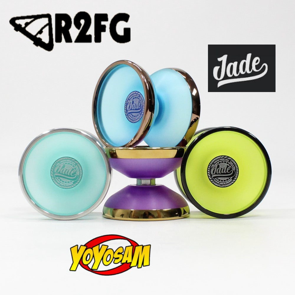 TELO×LOD PRODUCTS fiero Blue Jade R2FG Jade Yo-Yo - Polycarbonate with Stainless Steel Rings
