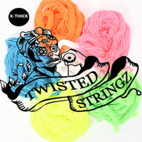Twisted Stringz Yo-Yo Strings - Polyester - Solid Extra Thick YoYo String - 10 Pack - YoYoSam