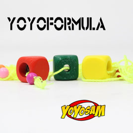 YOYOFORMULA 5A Yo-Yo Counterweight - 3D Printed Cube YoYo Counter Weight