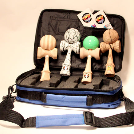 Bahama Kendama 4x Gift Set - 4 Kendamas, Kendama Bag, 2 Three packs of Extra Strings - YoYoSam