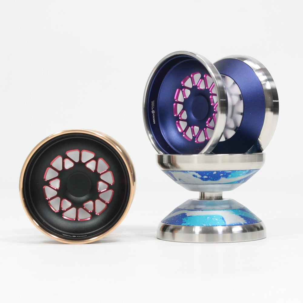 TOP YO Frozen Yo-Yo - Bi-Metal YoYo with Hollow Structure - Designed by EXPECTmake - YoYoSam