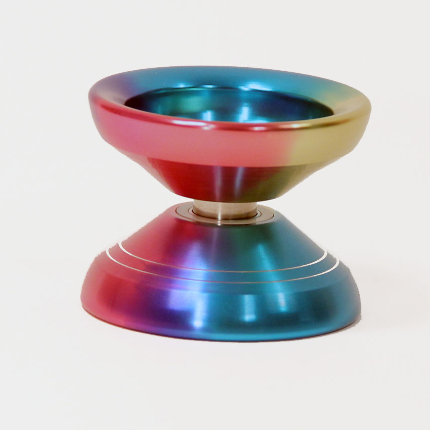 Zeekio Prism II, Rainbow Anodized Aluminum Yo-Yo - High
