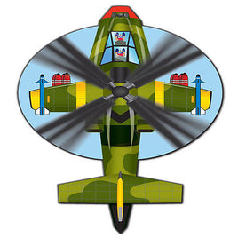 WindNSun FlightZone 54" Nylon Kite - Attack Copter Kite - YoYoSam