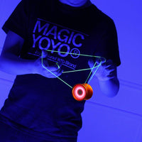 MAGICYOYO Aurora LED Yo-Yo - Multi Colored Lights - 6061 Aluminum YoYo - YoYoSam