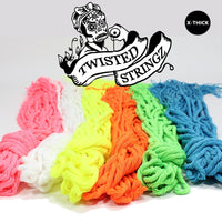 Twisted Stringz Yo-Yo Strings - Polyester - Solid Extra Thick YoYo String - 100 Pack