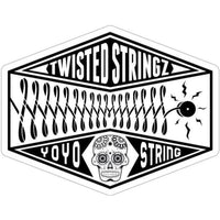 Twisted Stringz Deluxe Yo-Yo Bag - YoYo Carry Case - Holds 12 Yo-Yos- Triple Stitch Shoulder Strap - Double Graphics