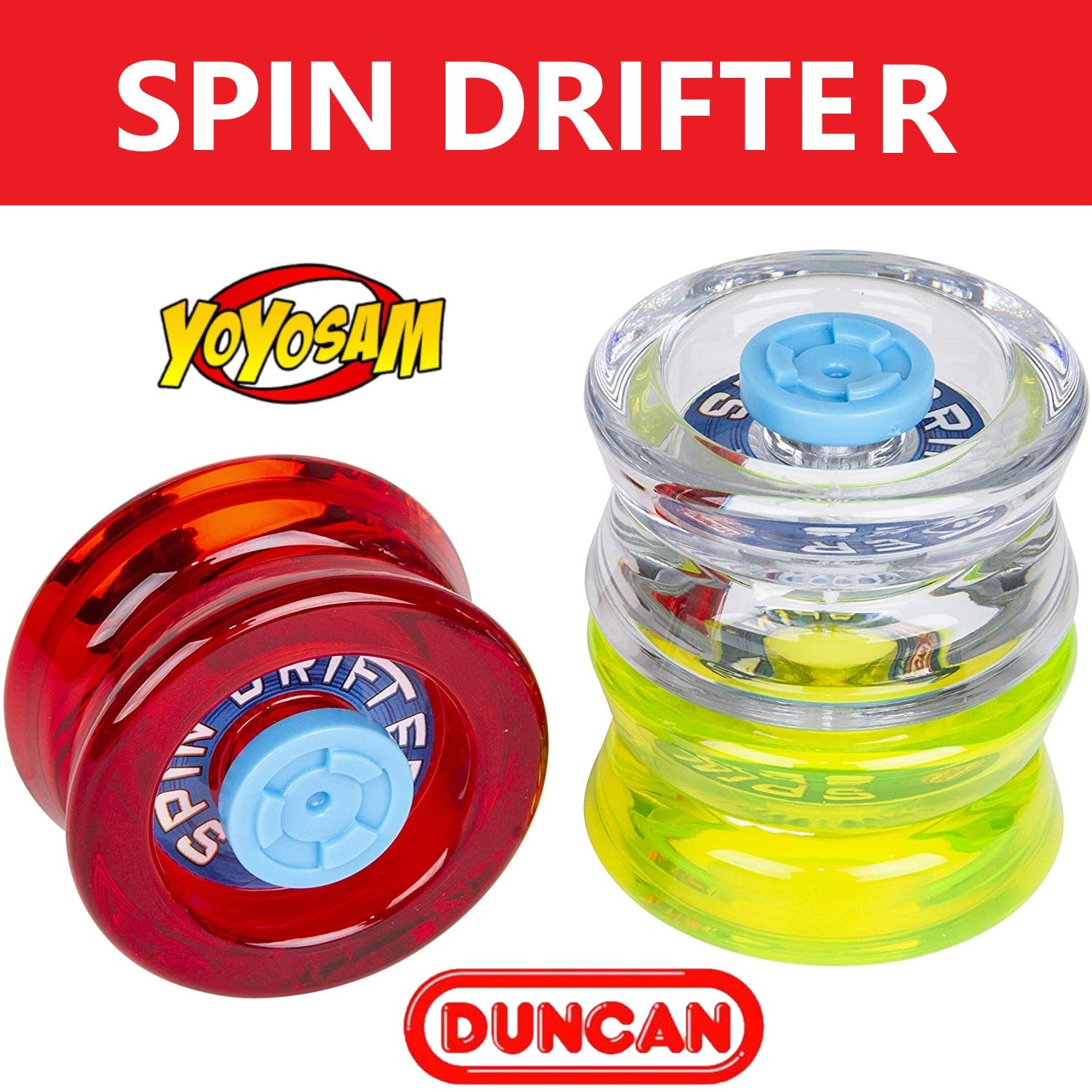 Duncan Spin Drifter Yo-Yo - Spinning Side Cap - Beginner to