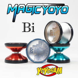 MAGICYOYO Bi ''Bismuth'' Yo-Yo - Aluminum with Stainless Steel Rim - Bi-Metal YoYo