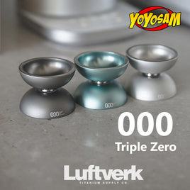 Luftverk 000 "Triple Zero" Ti 7068 Yo-Yo - Bi-Metal Organic YoYo