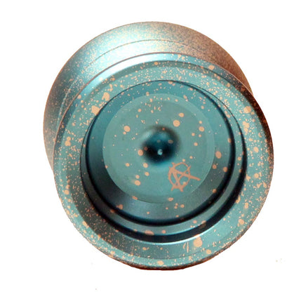 Zeekio Anarchist Yo-Yo - Rainbow Anodized and Colored Acid Wash Finish - YoYoSam