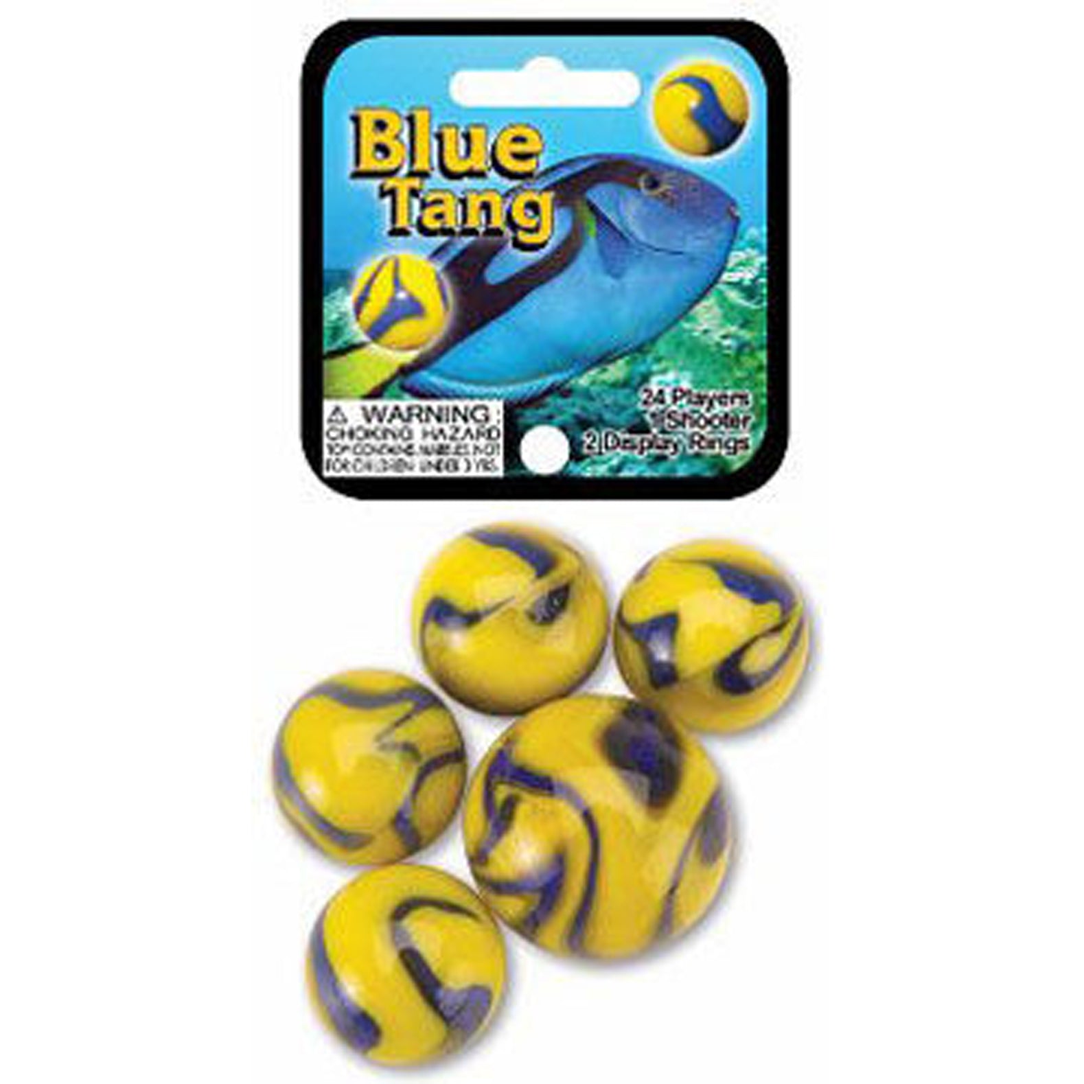 Mega Marbles Themed Marbles- 24 Player Marbles (5/8'') - 1 Shooter (1'')- - YoYoSam