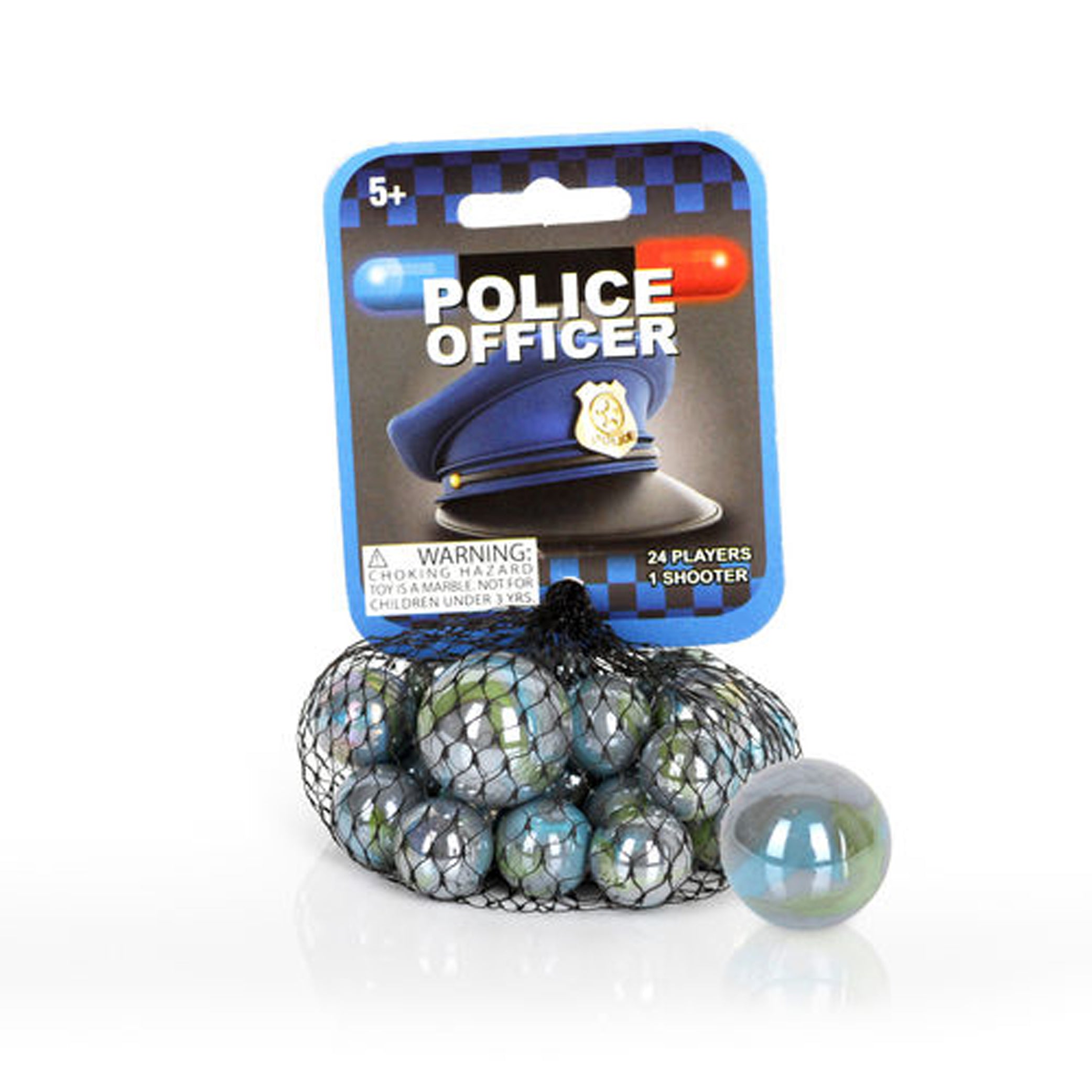 Mega Marbles Themed Marbles- 24 Player Marbles (5/8'') - 1 Shooter (1'')- - YoYoSam