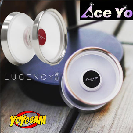 Ace Yo Lucency Yo-Yo - Polycarbonate YoYo with Stainless Steel Rings - YoYoSam