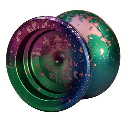 Zeekio Anarchist Yo-Yo - Rainbow Anodized and Colored Acid Wash Finish - YoYoSam