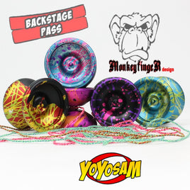 MonkeyfingeR Backstage Pass Yo-Yo - Nick Diffatte Signature YoYo